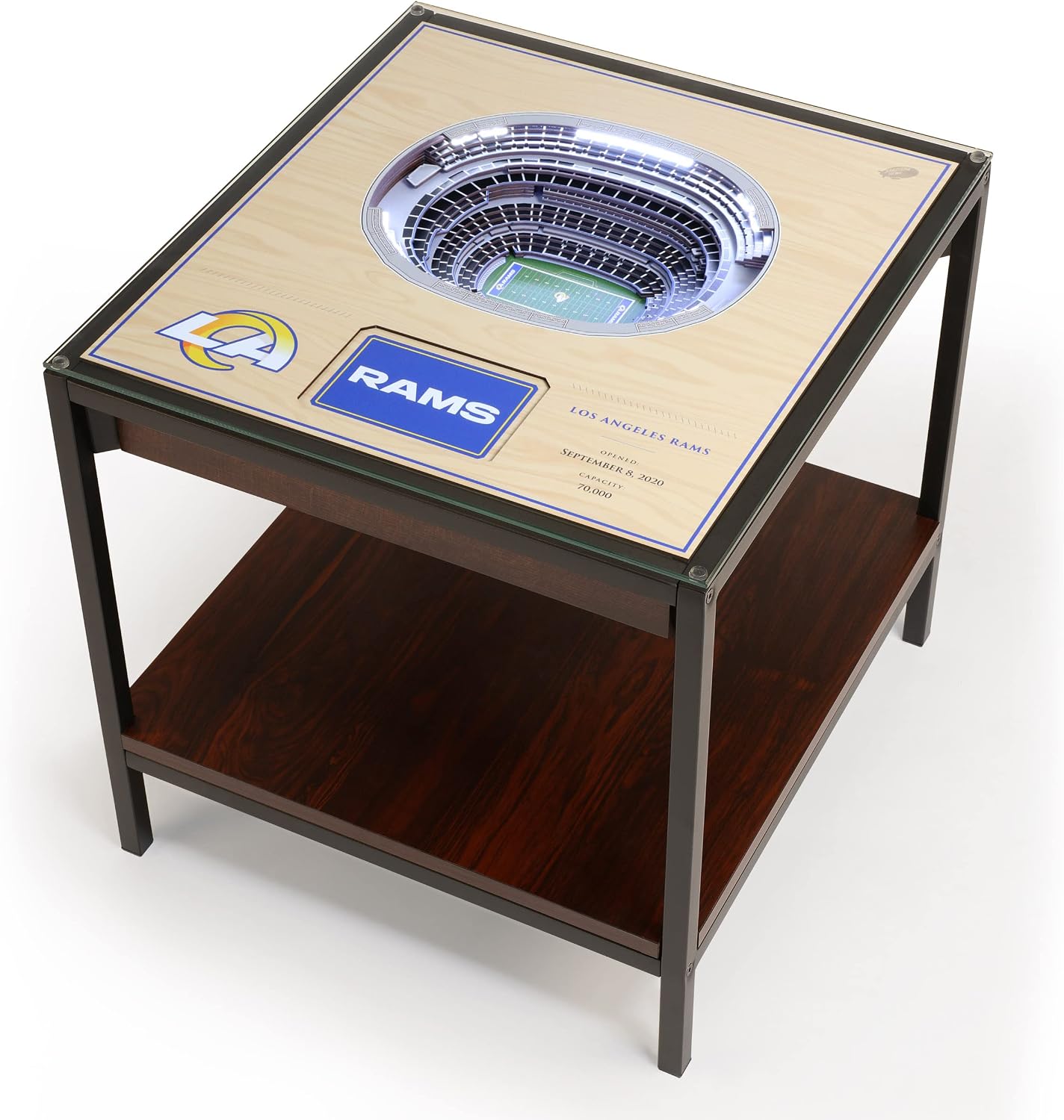 YouTheFan NFL 25-Layer StadiumViews Lighted End Table