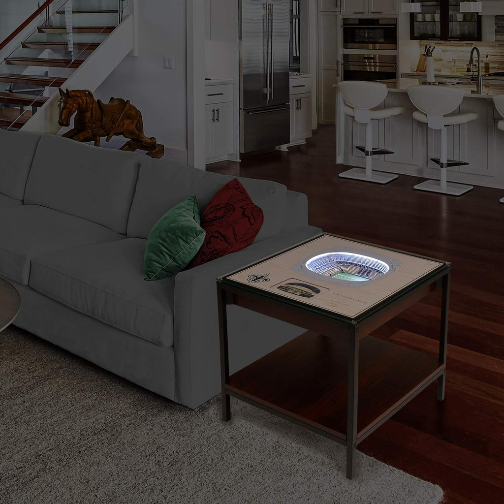 YouTheFan NFL 25-Layer StadiumViews Lighted End Table
