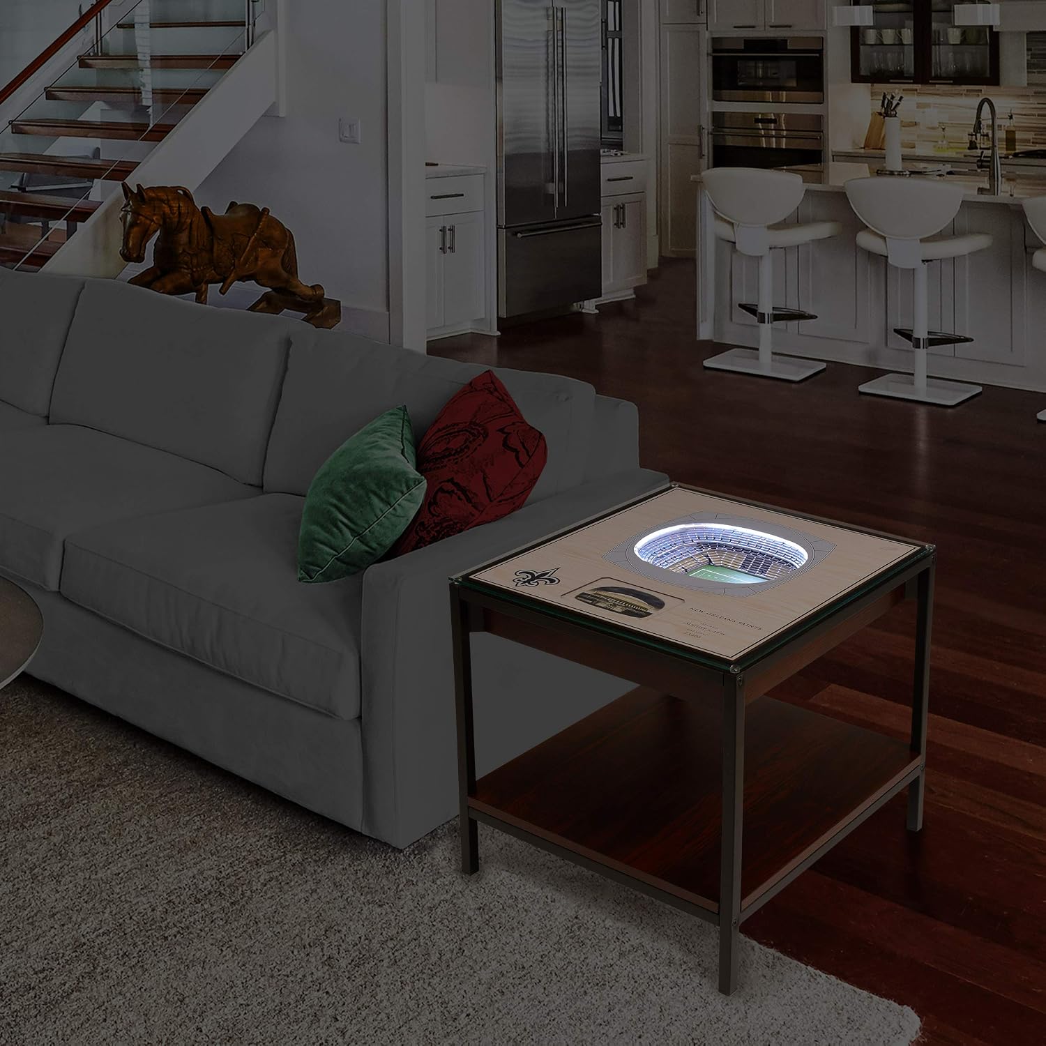YouTheFan NFL 25-Layer StadiumViews Lighted End Table