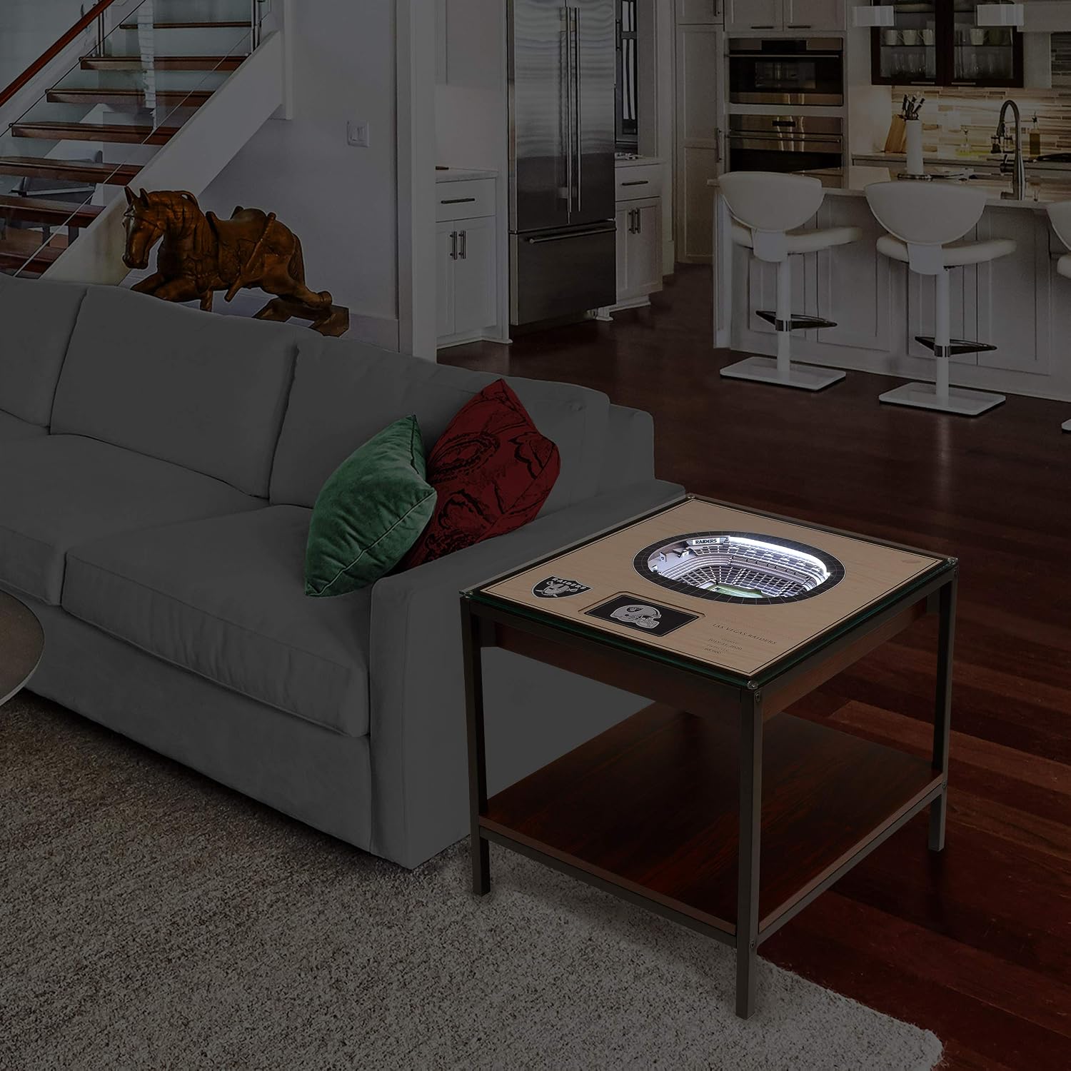 YouTheFan NFL 25-Layer StadiumViews Lighted End Table