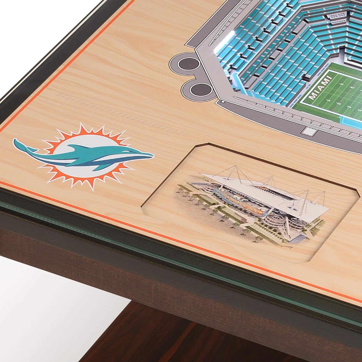 YouTheFan NFL 25-Layer StadiumViews Lighted End Table