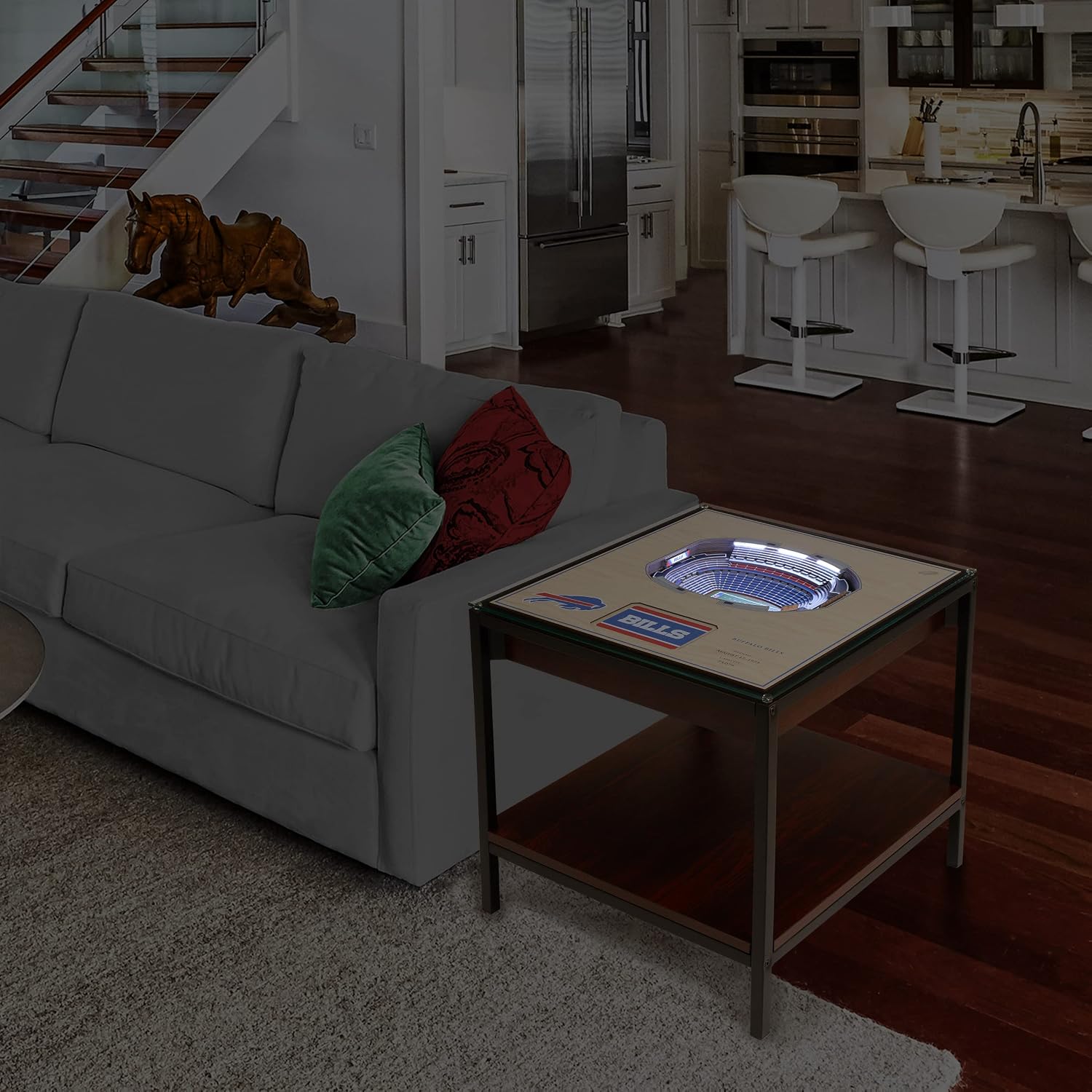 YouTheFan NFL 25-Layer StadiumViews Lighted End Table