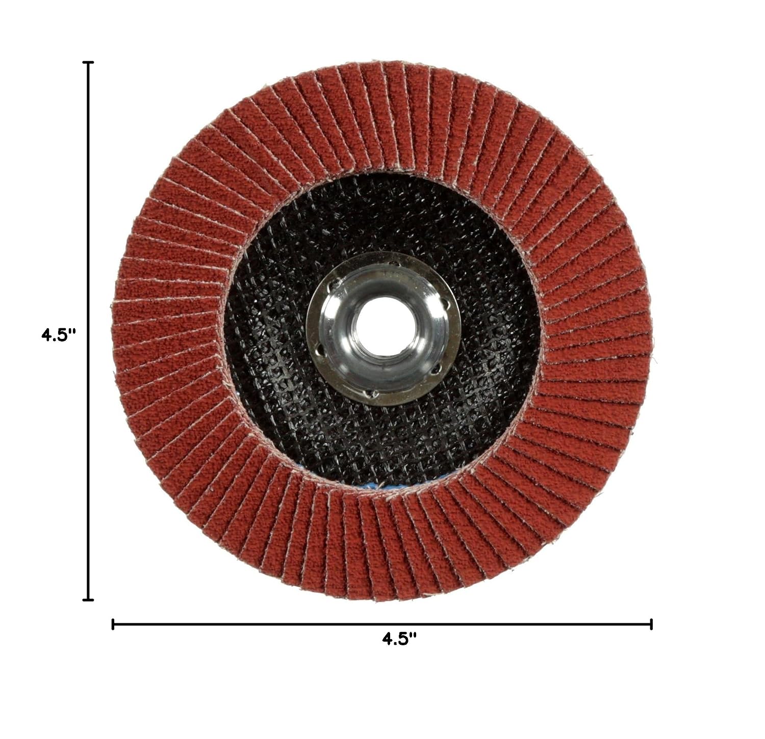 3M Cubitron II Flap Disc 967A, 60+, T27, 5 in x 5/8'-11, Pack of 10, Medium Pressure Applications, Light Deburring, Scale Removal, Oxide Removal, Surface Prep