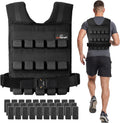 Amstaff Adjustable Weighted Vest with Iron Blocks - Weight Vests for Men & Women - Versatile Wearable Weighted Vest for Fitness Workouts, Strength and Endurance Training, Running, Crossfit