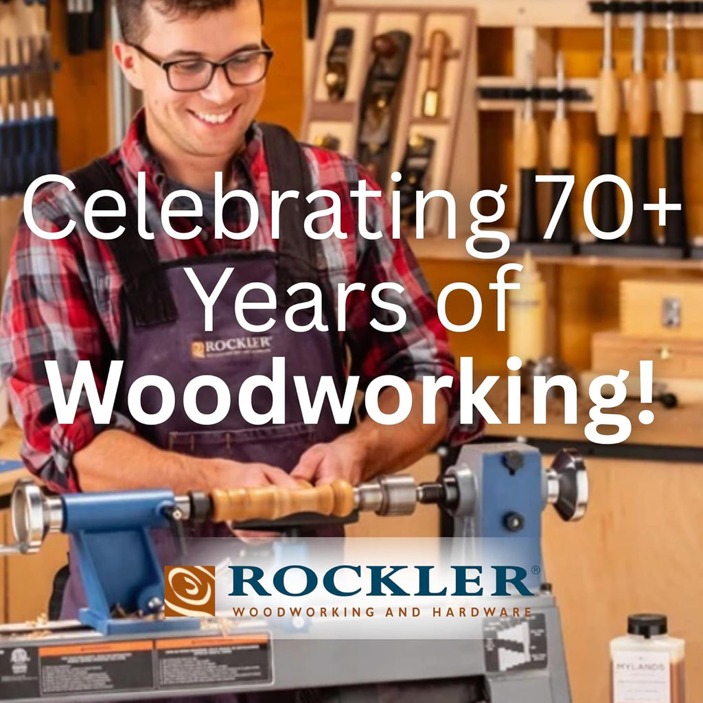 Rockler Drill Guide | Portable Drill Press Adapter for Hand Drill - 0 to 60 Angle w/Protractor & Chuck Key for Straight Holes - Rockler Woodworking