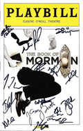 THE BOOK OF MORMON AUTOGRAPHED 2016 CAST PLAYBILL+COA AWESOME+RARE