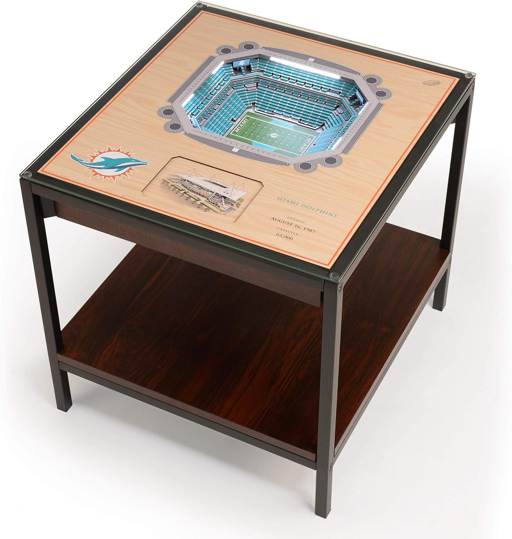 YouTheFan NFL 25-Layer StadiumViews Lighted End Table