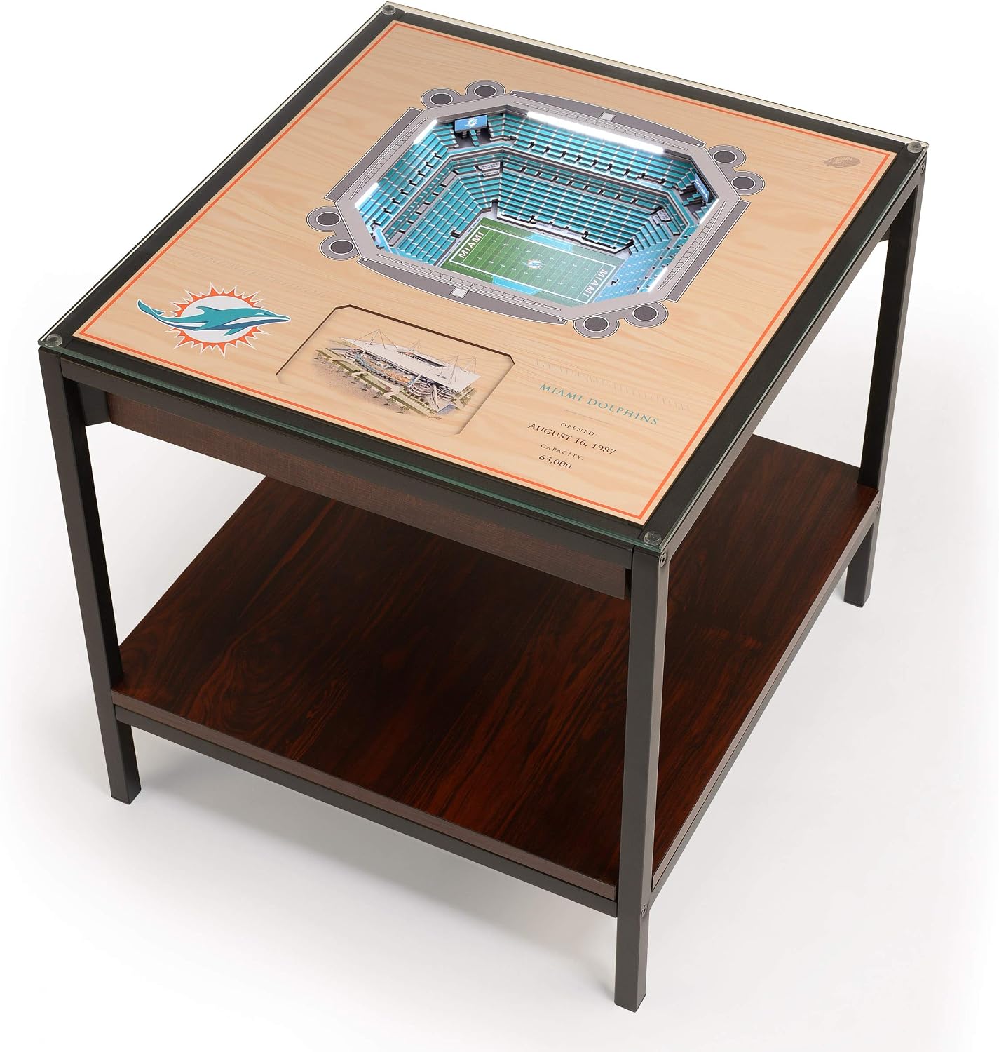 YouTheFan NFL 25-Layer StadiumViews Lighted End Table