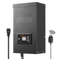 VEVOR 600W Landscape Transformer, Timer & Photocell Sensor Equipped, Weatherproof Outdoor Lighting Converter, 120V AC to 12V/14V AC, Ideal for Exterior, Spotlight, Pathway,ETL