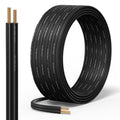 SYSTON 14/2 Low Voltage Landscape Lighting Direct Burial Stranded Wire Cable, 14 Gauge 2 Copper Conductors for Outdoor Spotlight Pathway Lighting and More Low Voltage Applications Use - 400 FT