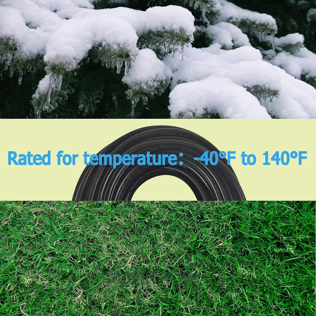 12/2 Low Voltage Landscape Lighting Wire, Outdoor Direct Burial Cable, 12 Gauge 2 Conductor, 250 Feet