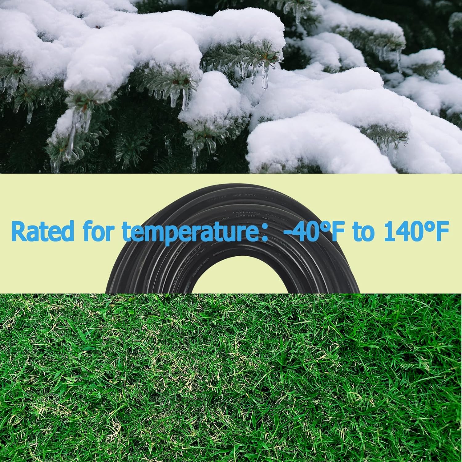 12/2 Low Voltage Landscape Lighting Wire, Outdoor Direct Burial Cable, 12 Gauge 2 Conductor, 250 Feet