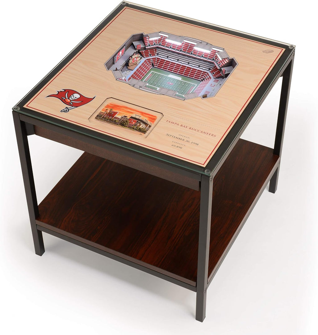 YouTheFan NFL 25-Layer StadiumViews Lighted End Table