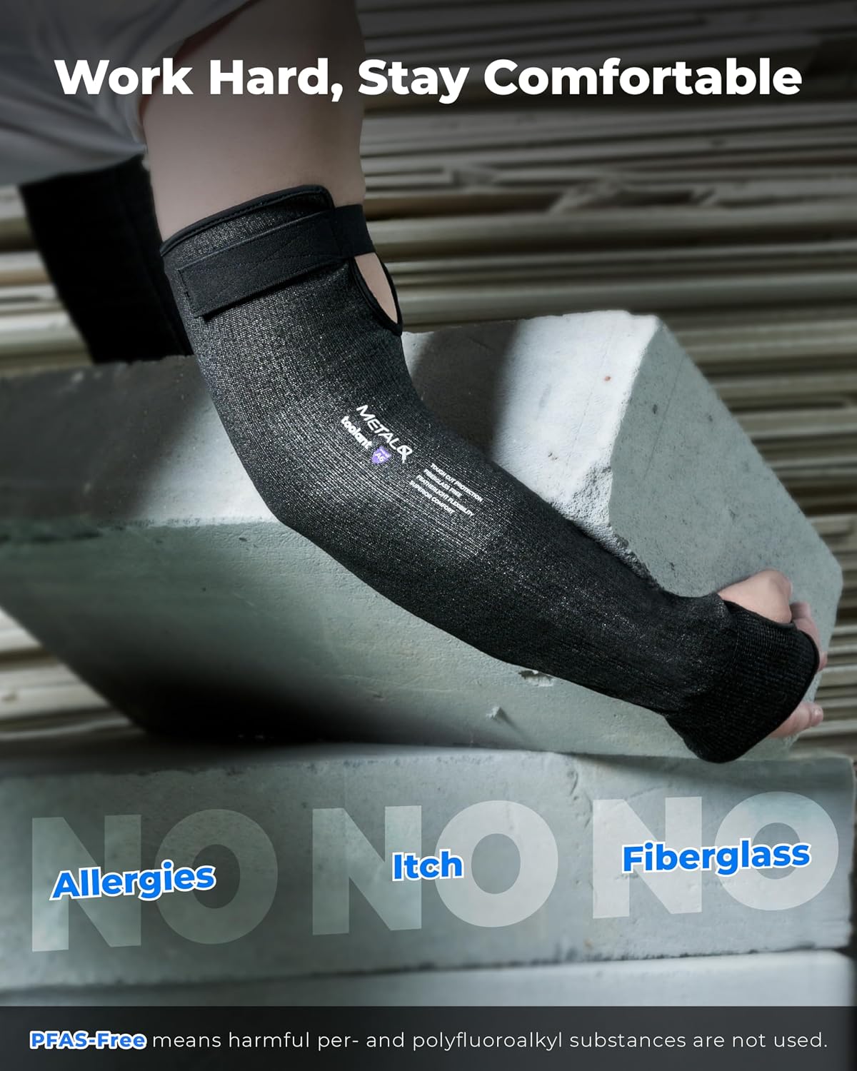 Ultra-Comfort Cut Resistant Sleeves for Thin Skin and Bruising, Cooling Protective Arm Sleeves for Gardening, Farming, Yard