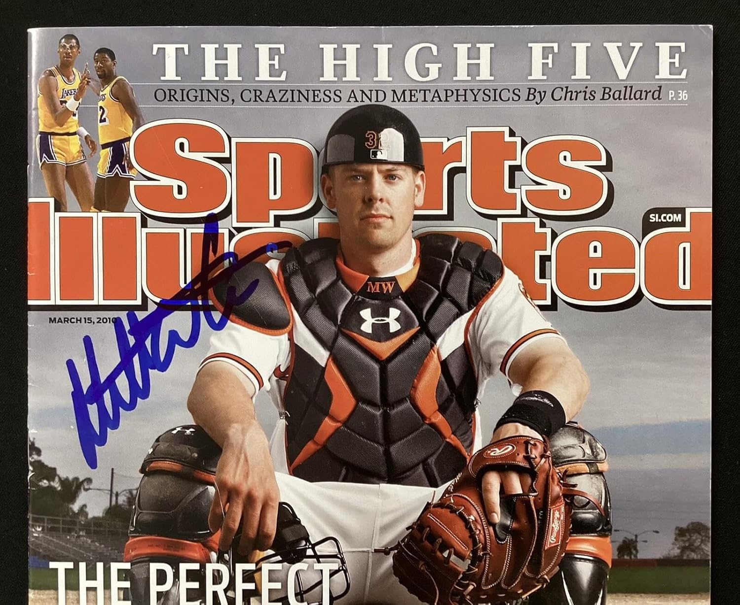 Matt Wieters Signed Sports Illustrated 3/15/10 No Label Orioles Autograph JSA - Autographed MLB Magazines