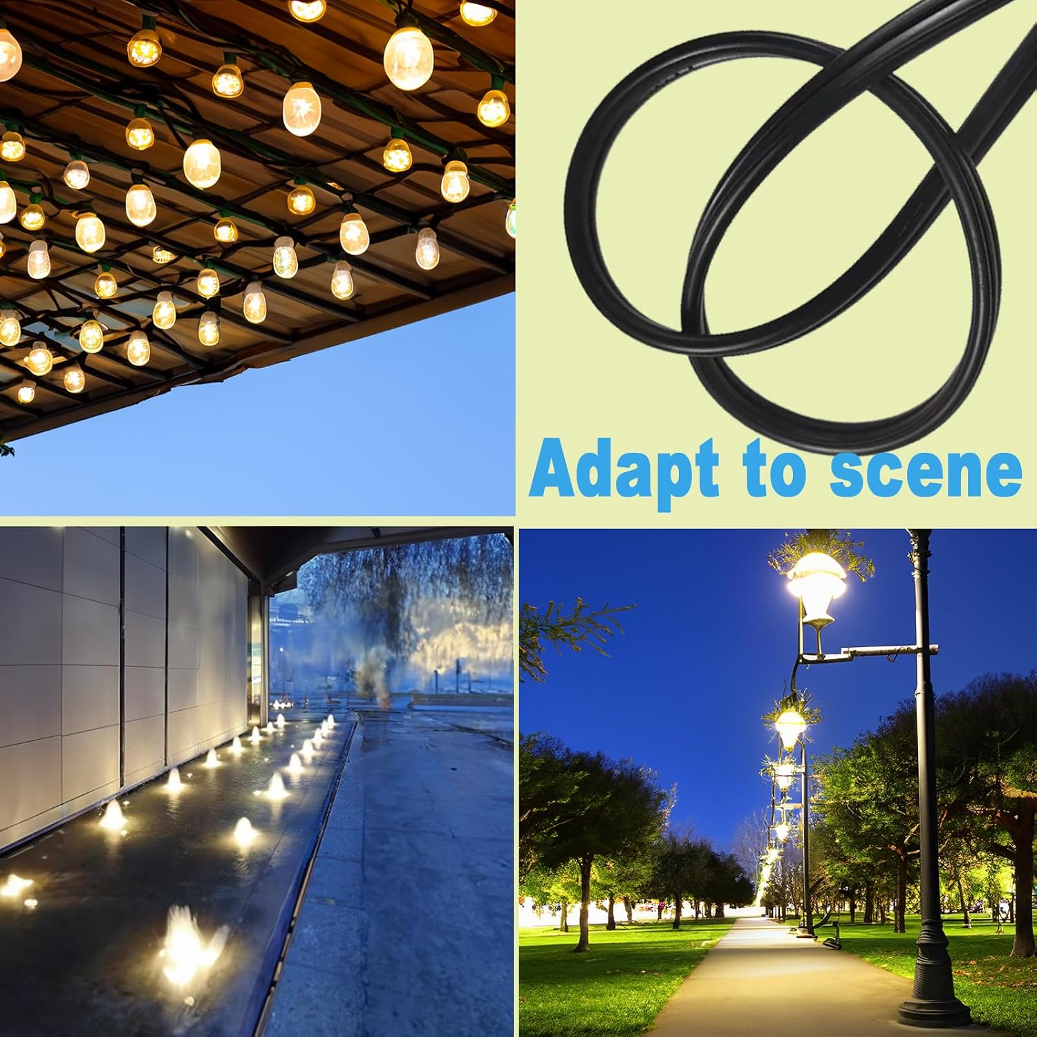 12/2 Low Voltage Landscape Lighting Wire, Outdoor Direct Burial Cable, 12 Gauge 2 Conductor, 250 Feet
