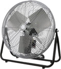 TPI Corporation F18-TE 18' Heavy Duty Floor Fan — 3 Speed Industrial Workstation Shop Fan — Commercial Grade Air Circulation Fan — 120v Single Phase