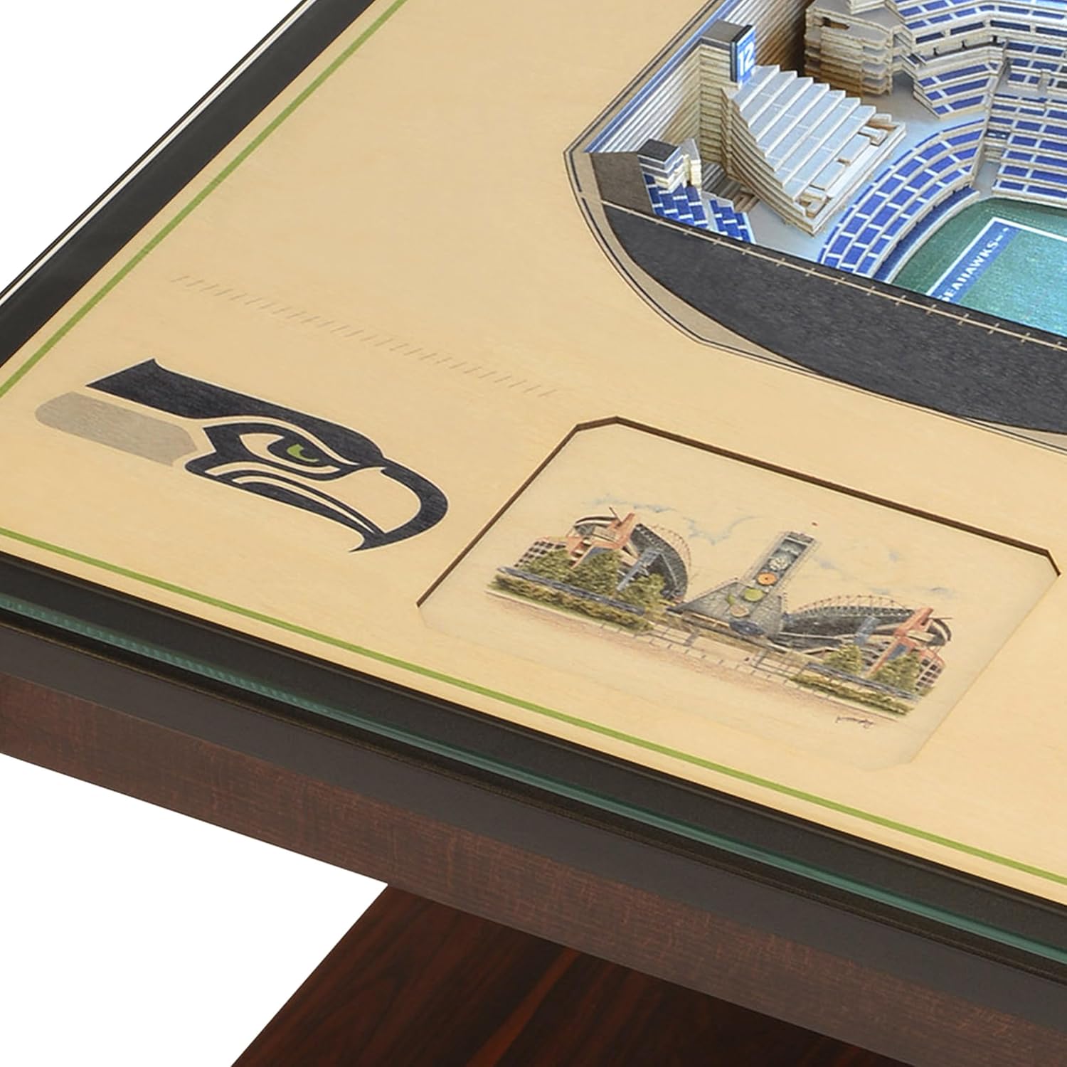YouTheFan NFL 25-Layer StadiumViews Lighted End Table