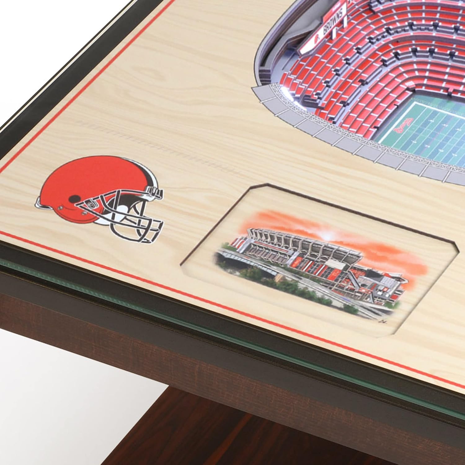 YouTheFan NFL 25-Layer StadiumViews Lighted End Table