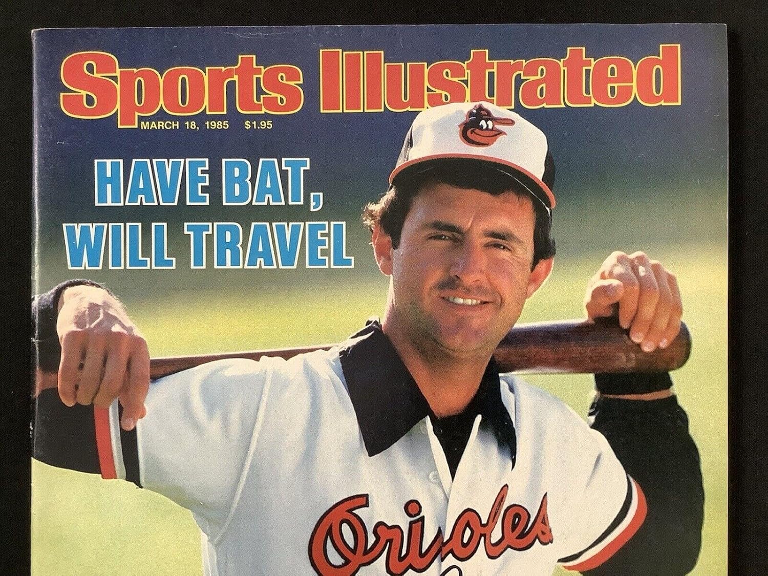 Fred Lynn Signed Sports Illustrated Magazine 8/17/87 NO LABEL Orioles Auto JSA - Autographed MLB Magazines