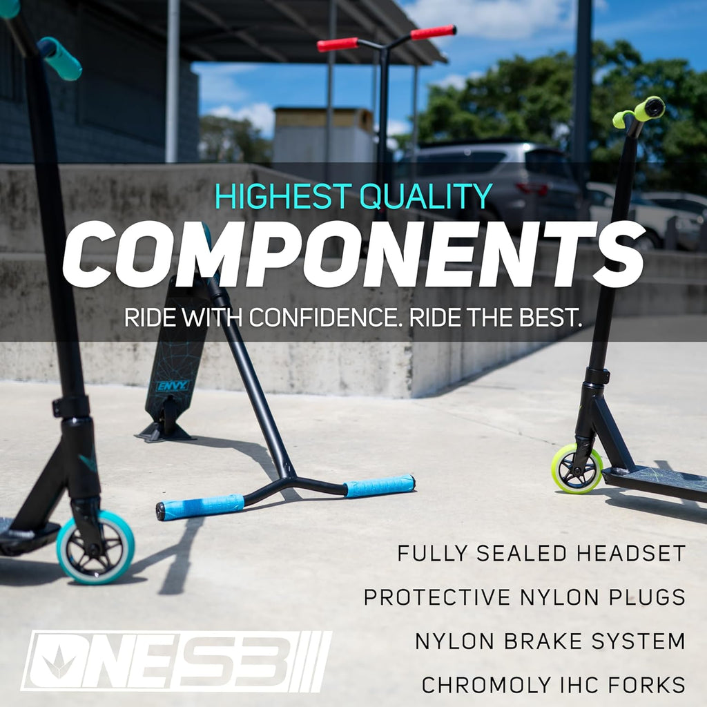 Envy Scooters ONE S3 Stunt Scooter - Trick Scooters for Kids 6-12 Years - Beginner Freestyle Scooter