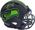 Tyler Lockett Autographed Seattle Seahawks Eclipse Speed Mini Helmet MCS Holo Stock #200481 - Autographed NFL Mini Helmets
