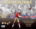 Joe Montana Autographed 8x10 Photo Football Beckett BAS QR Stock #233735