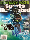 Marshawn Lynch SEATTLE SEAHAWKS autographed Sports Illustrated magazine 8/17/15
