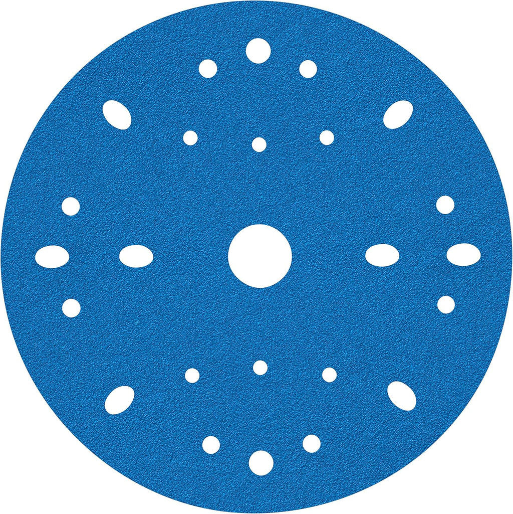 Hookit AMAPR 3M Blue Abrasive Disc Multi-Hole, 36170, 6 in, 40 Grade, 50 Discs per Carton