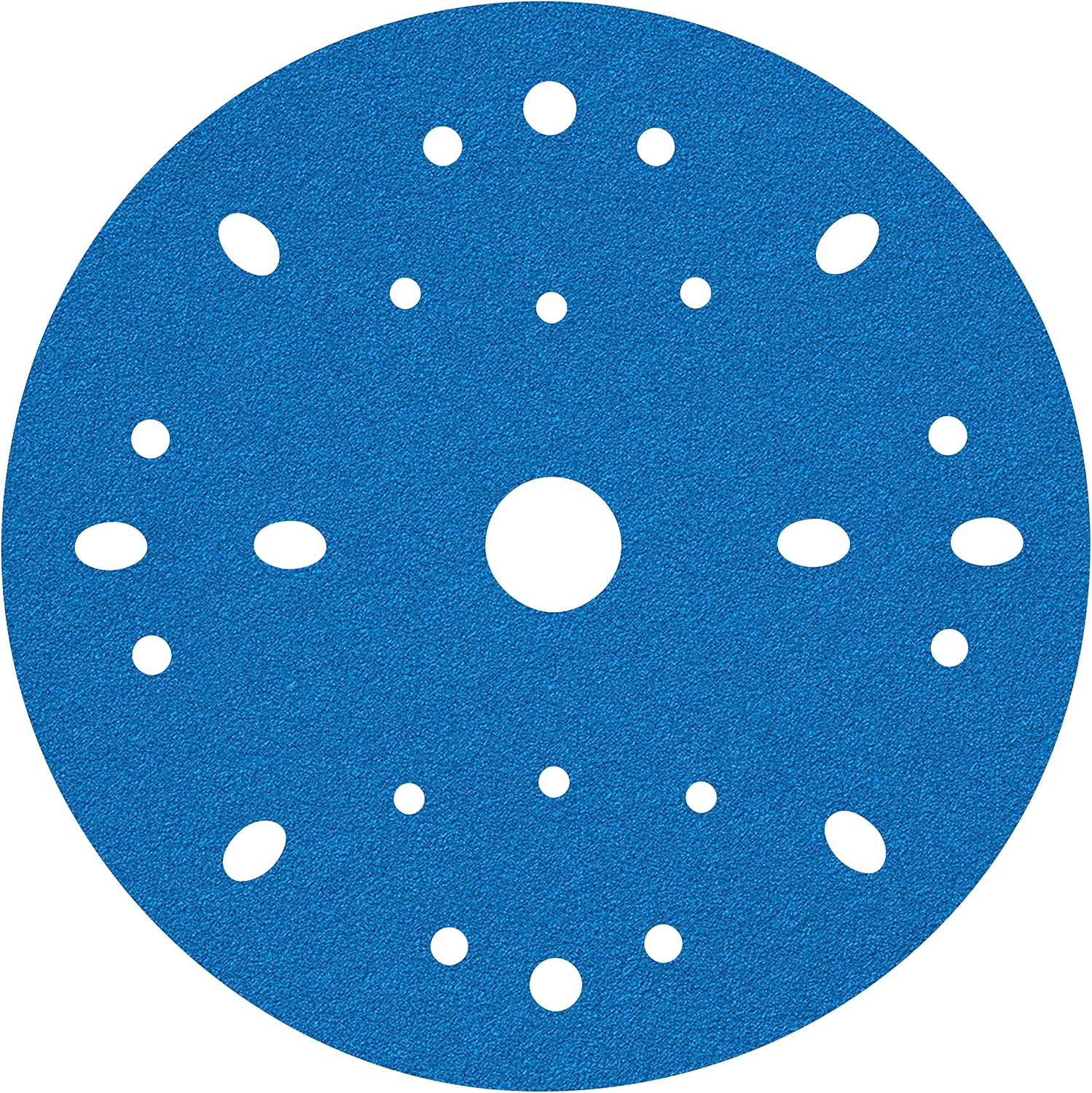 Hookit AMAPR 3M Blue Abrasive Disc Multi-Hole, 36170, 6 in, 40 Grade, 50 Discs per Carton