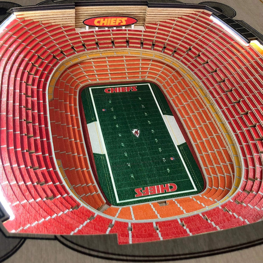 YouTheFan NFL 25-Layer StadiumViews Lighted End Table