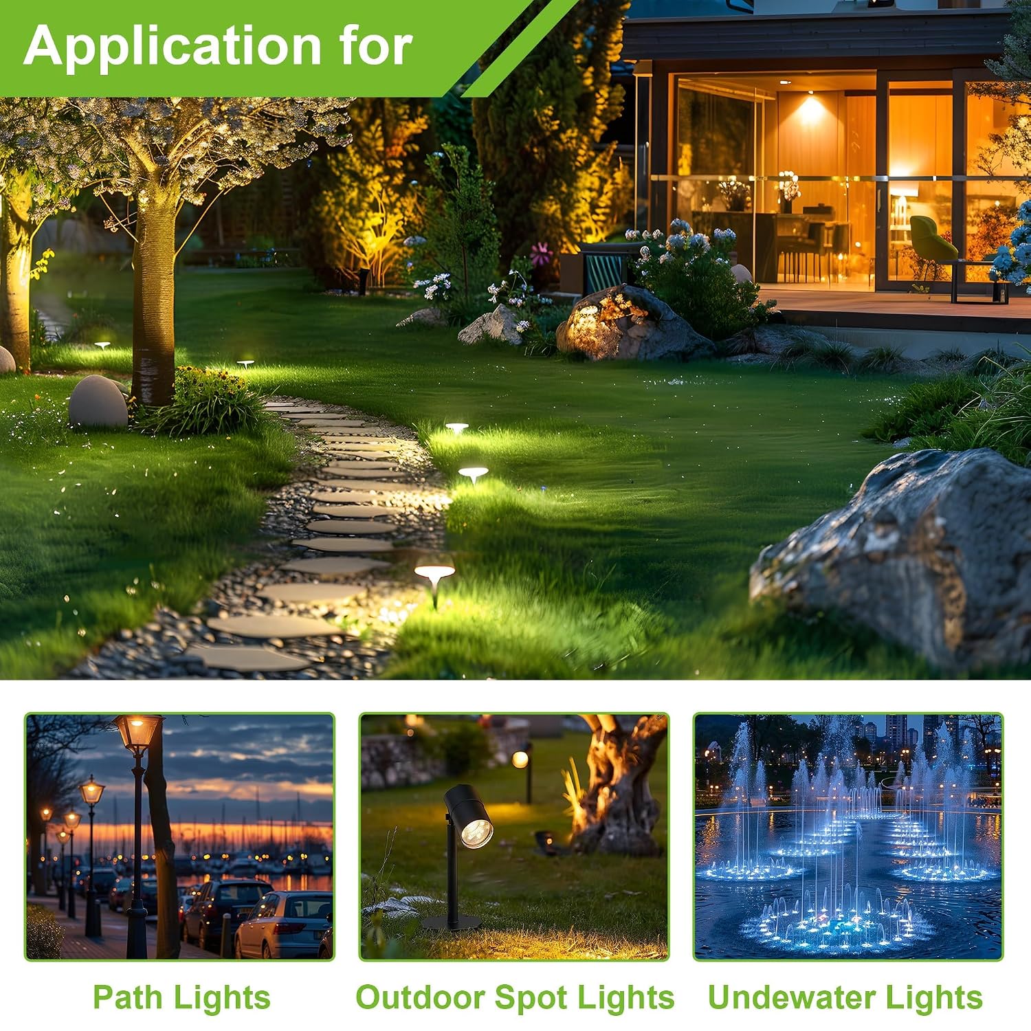 SYSTON 12/2 Low Voltage Landscape Lighting Direct Burial Stranded Wire Cable, 12 Gauge 2 Copper Conductors for Outdoor Spotlight Pathway Lighting and More Low Voltage Applications Use - 500 FT