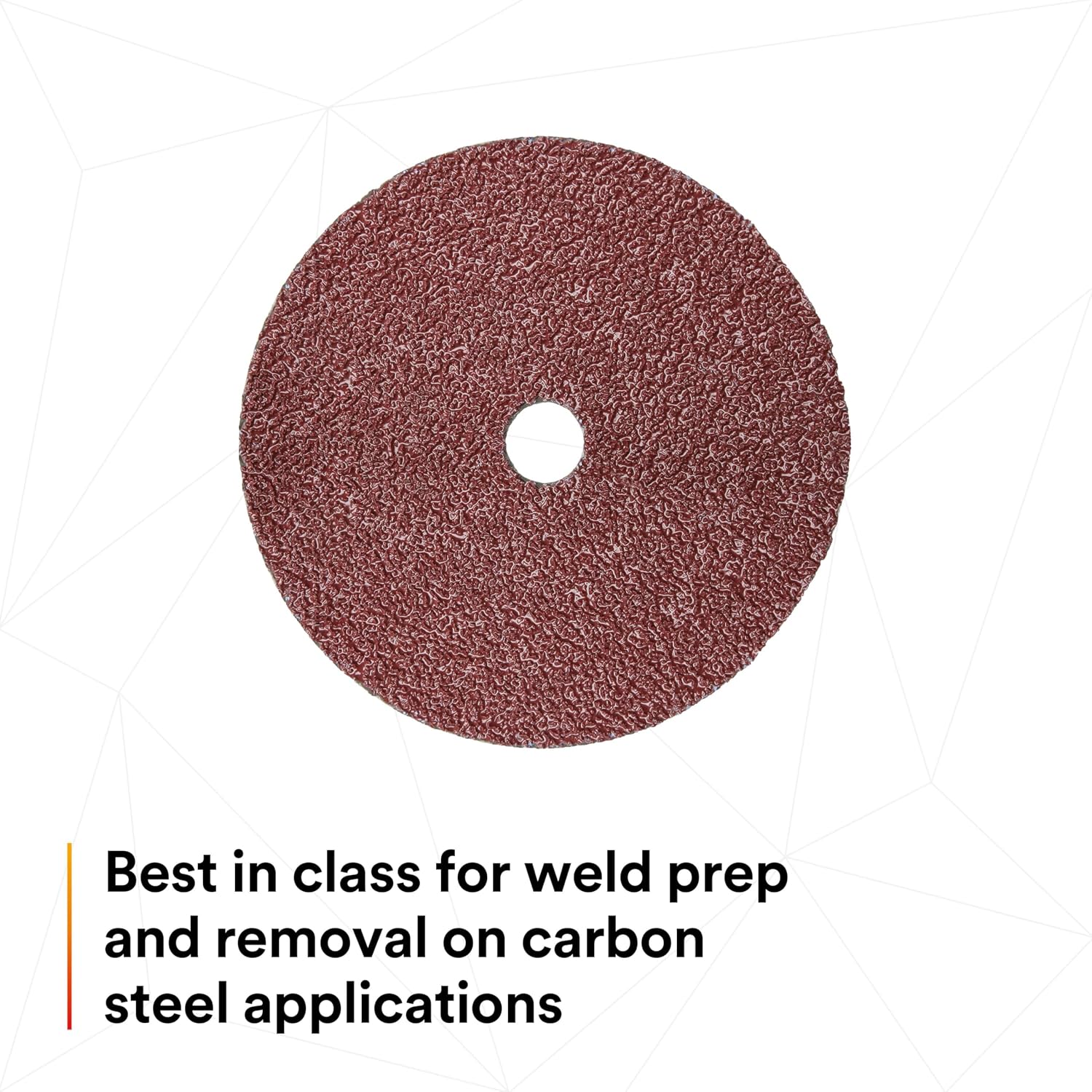 3M Fibre Disc 982C, Pack of 25, 4-1/2 in, TN Quick Change, 60+ Grit Precision-Shaped Grain Abrasive Discs, for Heavy Grinding, Deburring, Beveling, Finishing, and Weld Removal