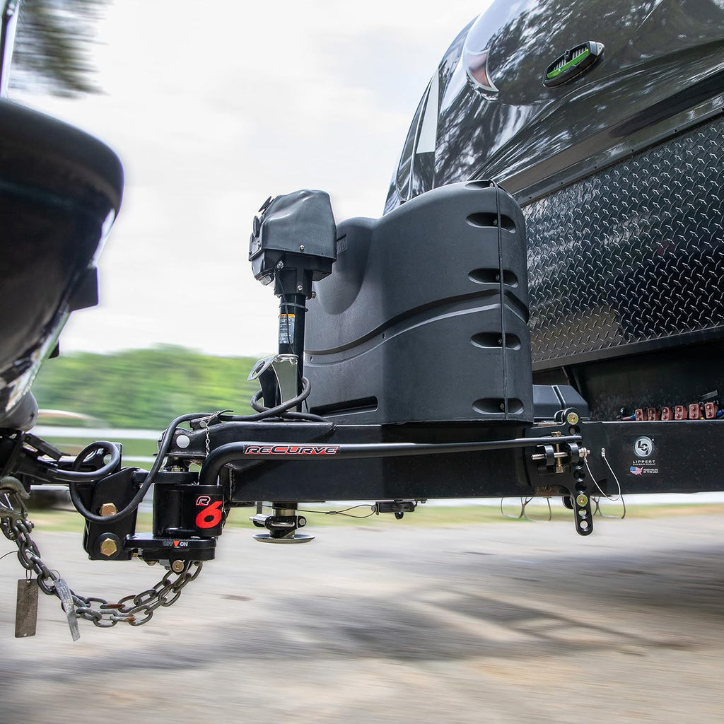Camco Eaz-Lift ReCurve R6 600lb Camper/RV Weight Distribution Hitch -Features Premium Adaptive Sway Control & 2-5/16' Hitch Ball w/15,000lb Max Rating - 800lb Max Tongue Weight Rating (48731)
