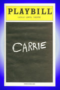 Carrie, Off-Broadway playbill + Molly Ranson, Marin Mazzie, Christy Altomare, Elly Noble
