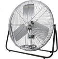 TPI Corporation F24-TE 24' Heavy Duty Floor Fan — 3 Speed Industrial Workstation Shop Fan — Commercial Grade Air Circulation Fan — 120v Single Phase