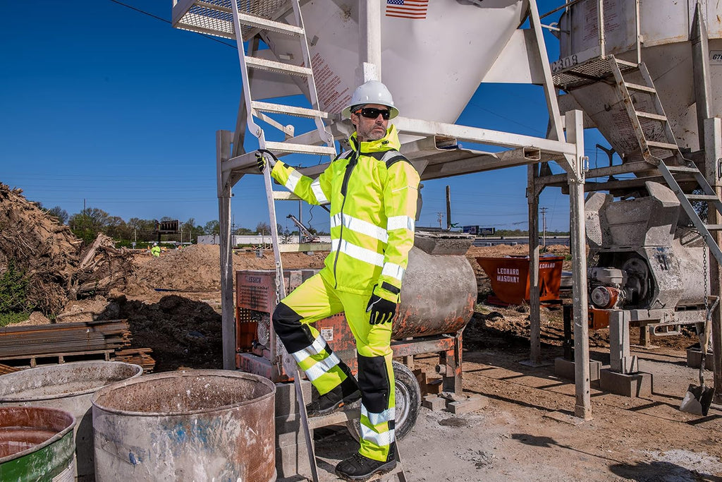 Portwest PW3 Hi-Vis Winter Jacket Work Safety Protective Reflective Waterproof Coat ANSI 3, 6XL