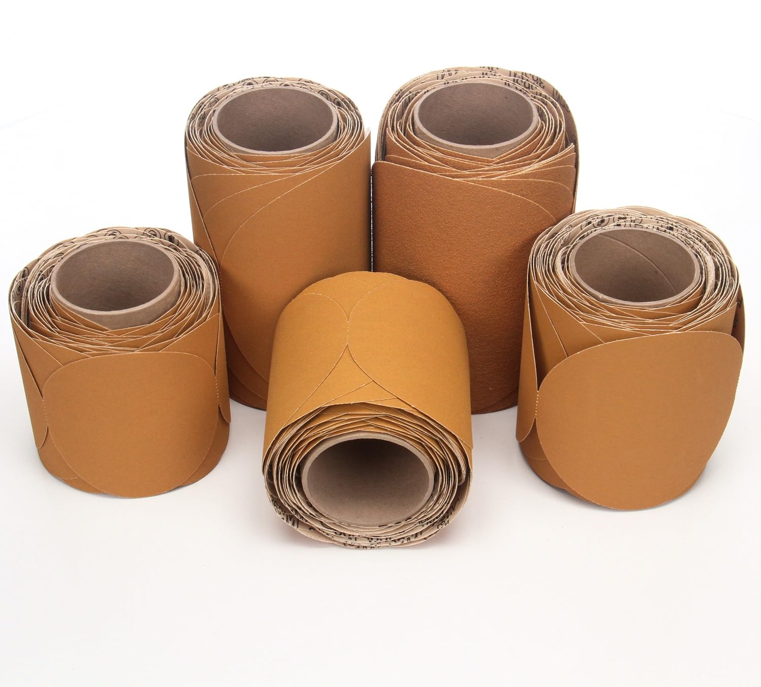 Cubitron Stikit Paper Disc Roll 363I, 80 F-Weight, 5 in x NH, Die 500X, 100 Discs per roll