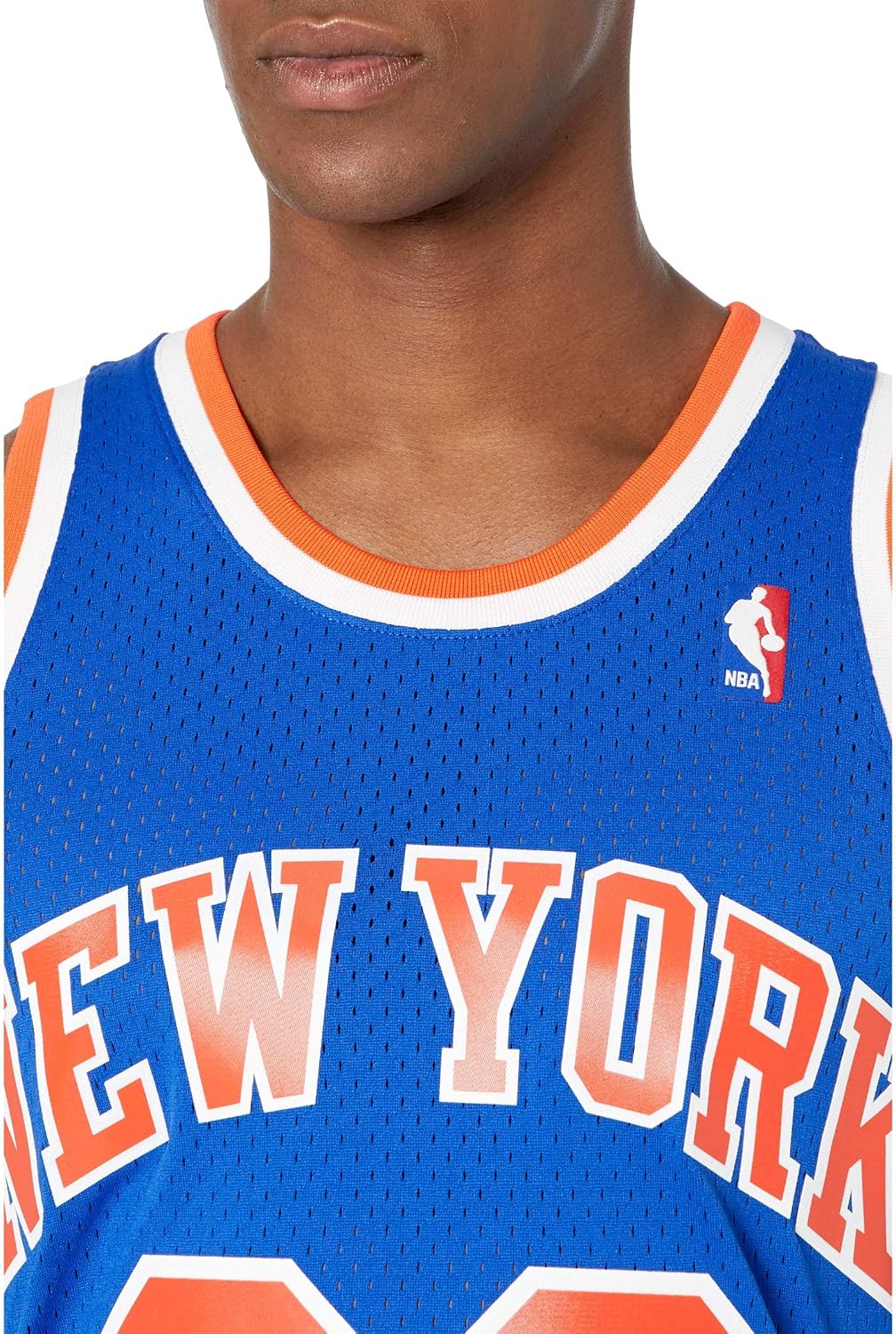 New York Knicks Patrick Ewing 1991 Road Swingman Jersey
