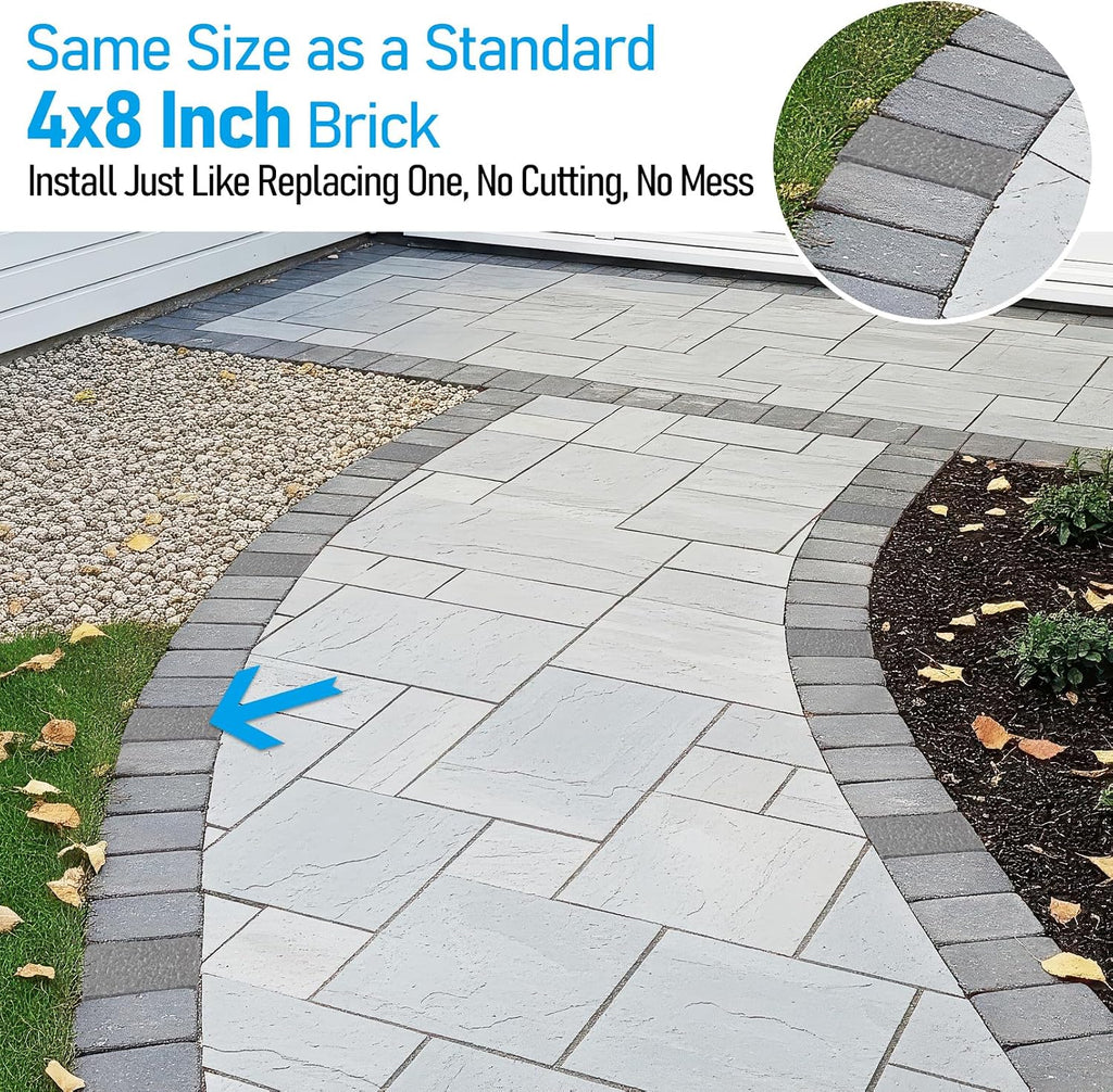 LEONLITE 4-Pack Low Voltage LED Landscape Spotlight, Aluminum, ETL Listed, IP65 Waterproof, 3000K Warm White Bundle 4-Pack 5CCT LED Paver Light 4x8 Inch for Paver, 12-24V Low Voltage, Waterproof IP67