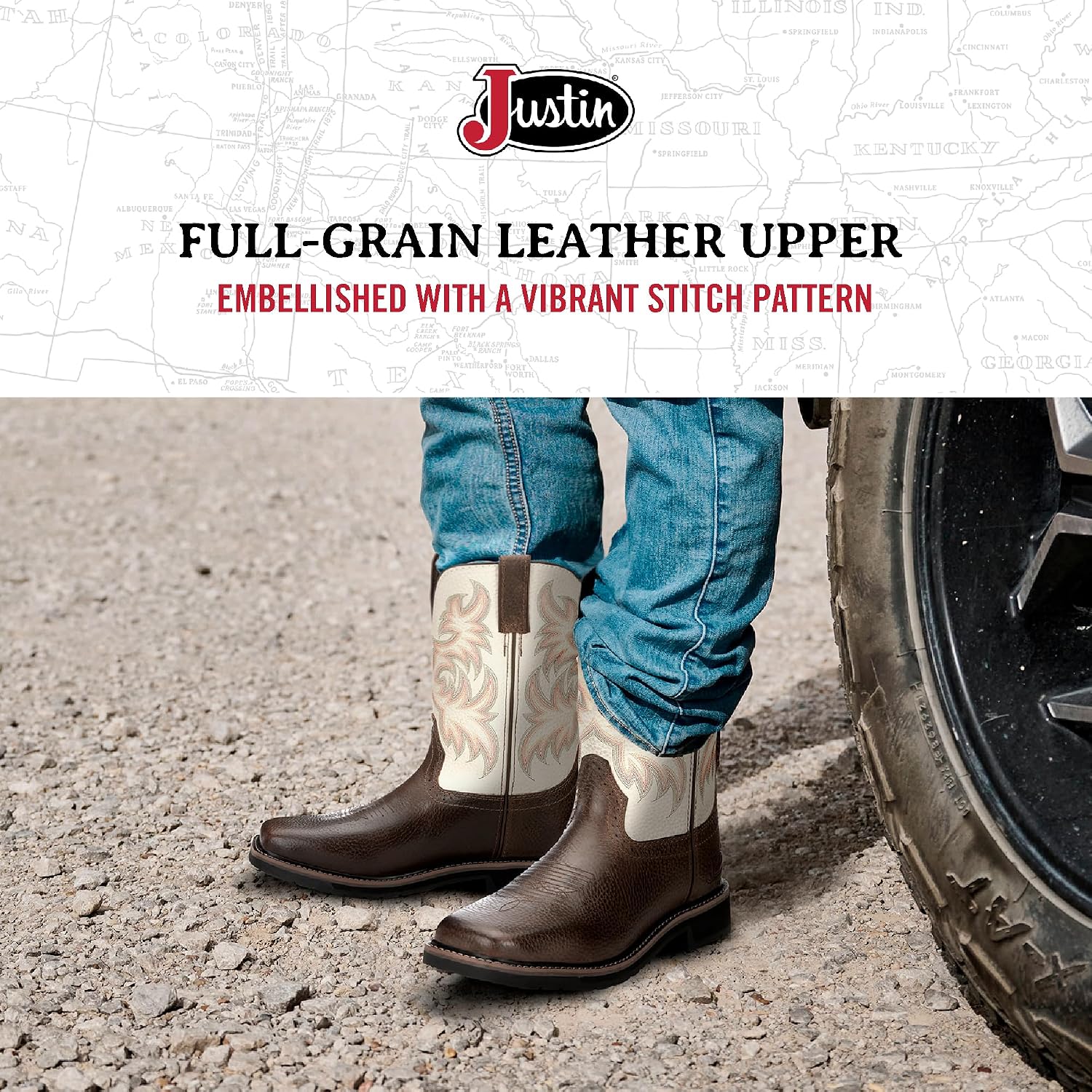 Justin Switch 11'' Composite Toe Work Boots - Men's Safety Footwear, Slip-Resistant, ASTM Rated