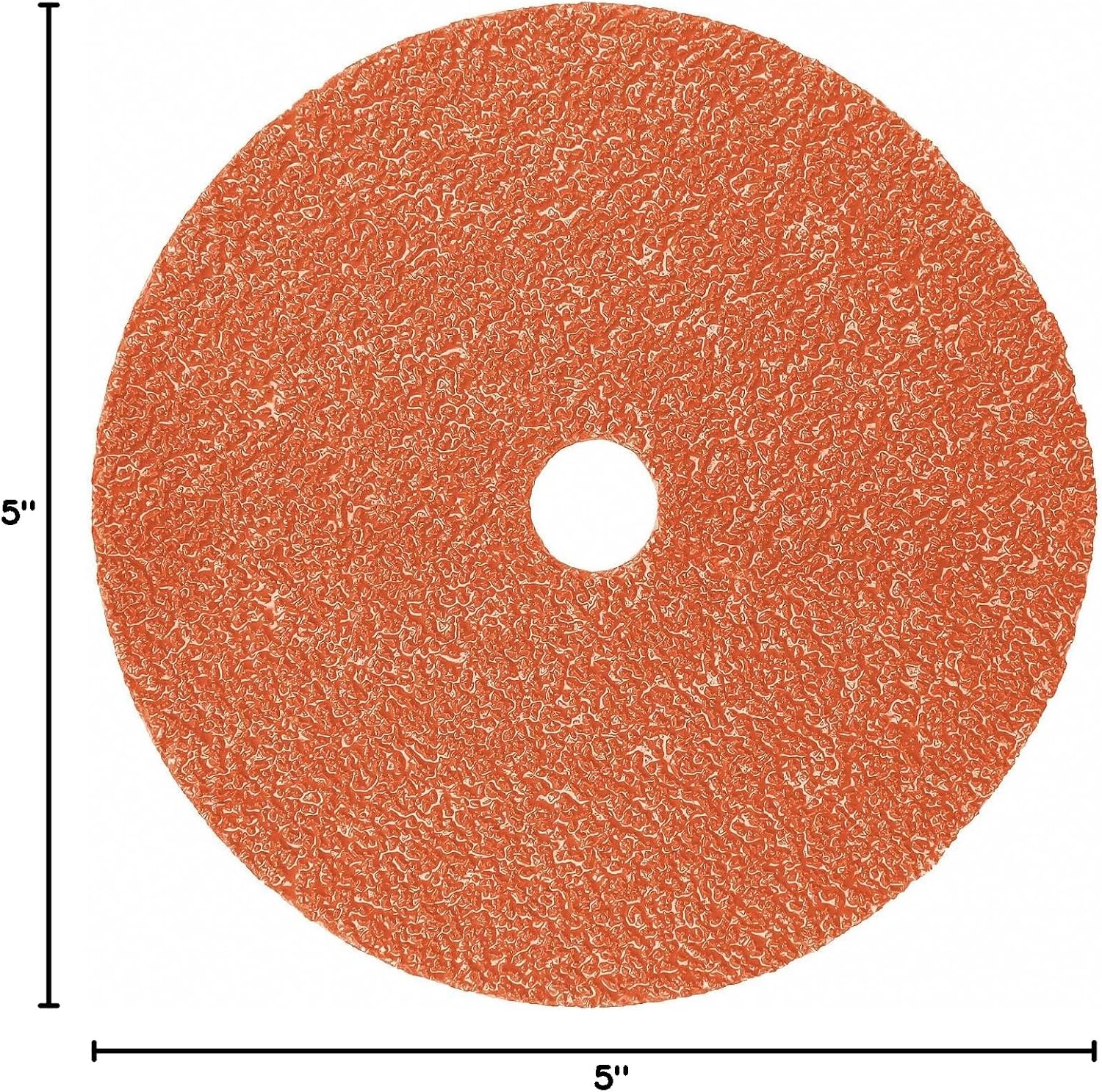 3M Cubitron II 987C Coated Ceramic Fiber Disc - 80 Grit - 5 in Dia 7/8 in Center Hole - 12000 Max RPM - 27658 [PRICE is per DISC]