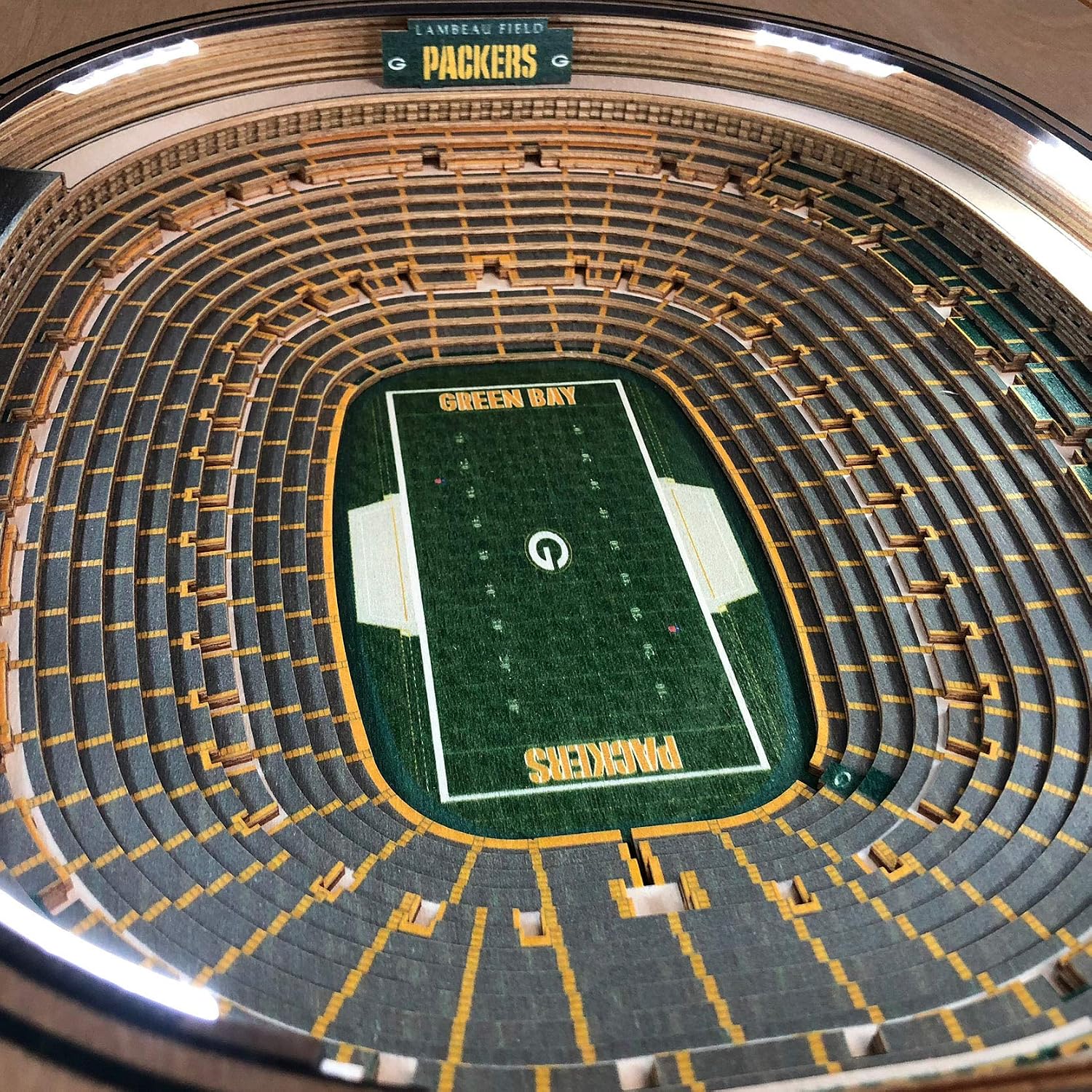 YouTheFan NFL 25-Layer StadiumViews Lighted End Table