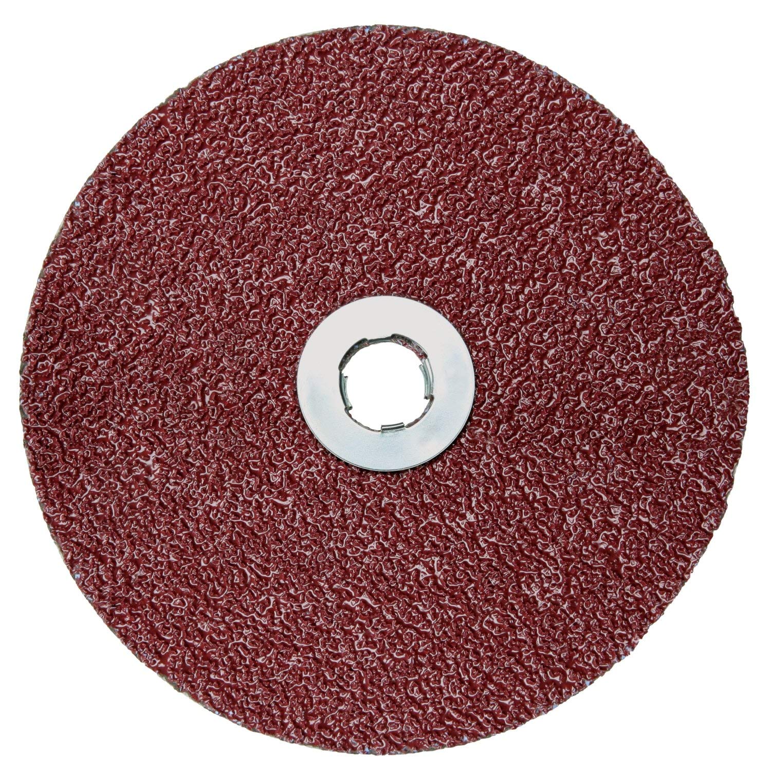 3M Fibre Disc 782C GL Quick Change, 5 in 60+, Pack of 25, Heavyweight Applications, Weld Grinding, Beveling, Edge Chamfering, Stiff Fiber Backing, Cuts Carbon Steel