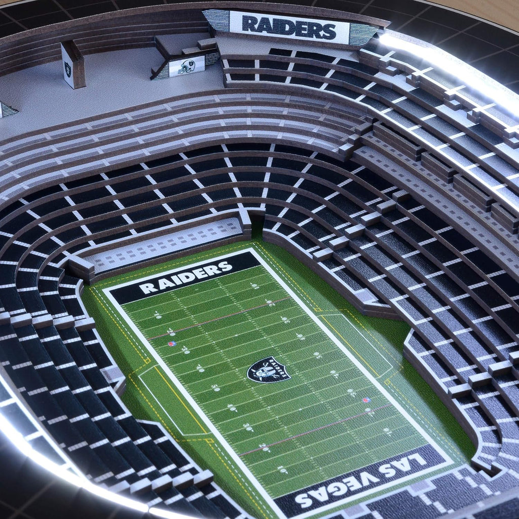 YouTheFan NFL 25-Layer StadiumViews Lighted End Table