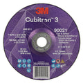 3M Cubitron 3 Cut and Grind Wheel, 90021, 36+, T27, 7 in x 5/32 in x 7/8 in, Pack of 10, ANSI, Longer Life, Faster Cut, Back-Gouging, Fillet Weld Removal, Cutting, Grinding