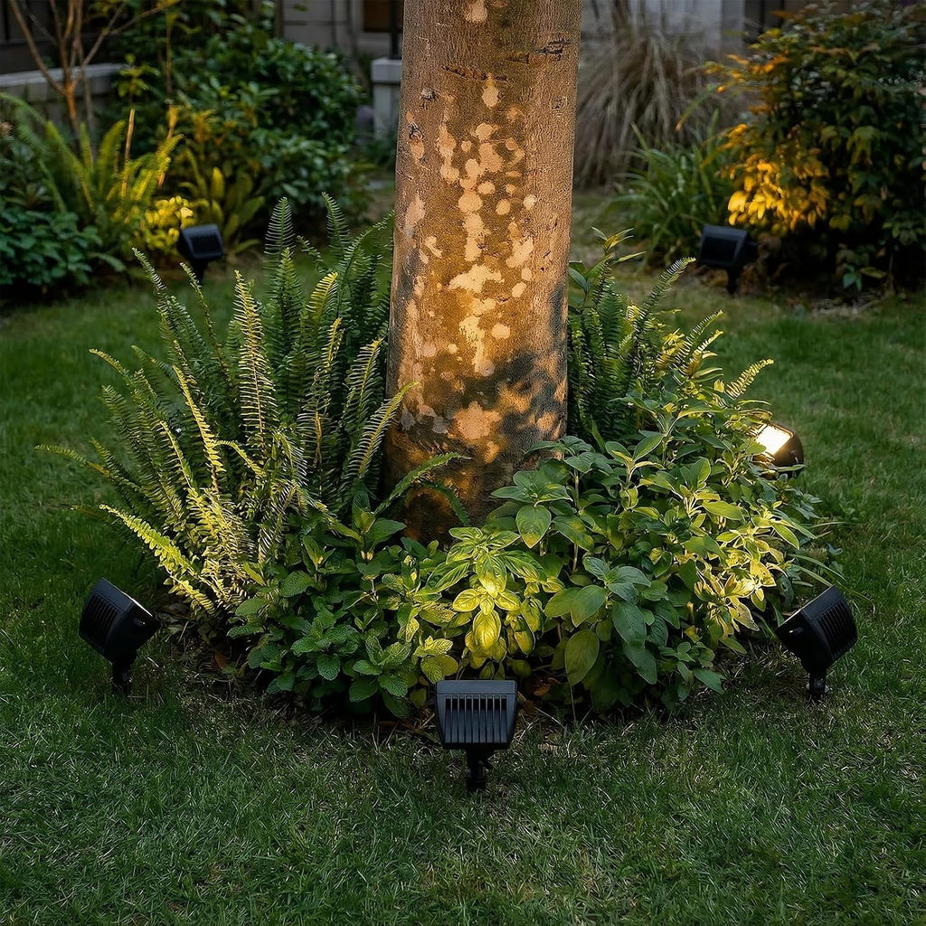 GOLDEN STAR LED Low Voltage Landscape Lighting LED Wall Wash Lights 18 Watt Weatherproof Floodlight Outdoor Landscape Lighting 600 Lumen Garden Lights 8401-4675-G06