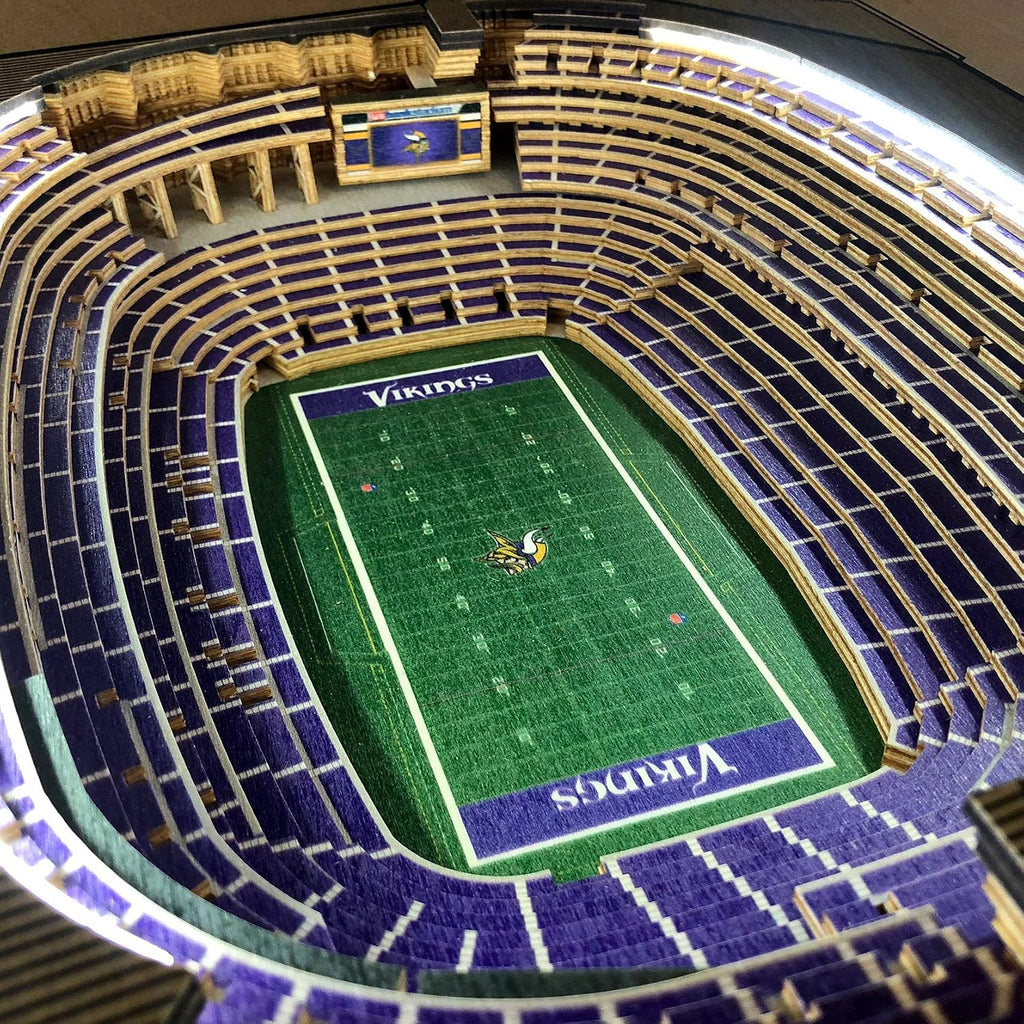 YouTheFan NFL 25-Layer StadiumViews Lighted End Table