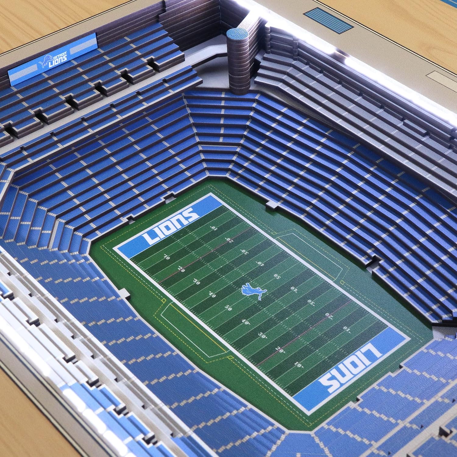 YouTheFan NFL 25-Layer StadiumViews Lighted End Table
