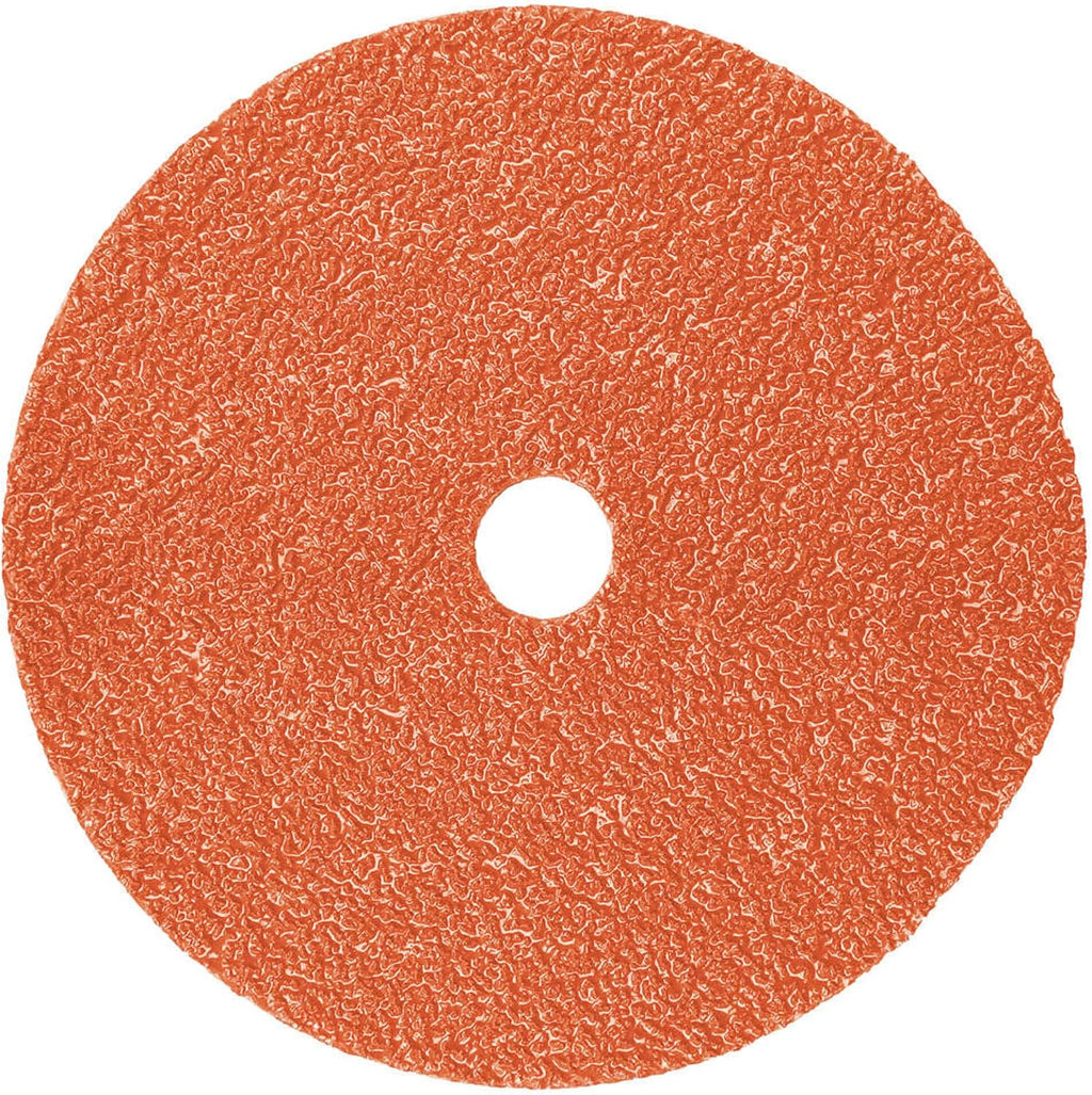 3M Cubitron II 987C Coated Ceramic Fiber Disc - 80 Grit - 5 in Dia 7/8 in Center Hole - 12000 Max RPM - 27658 [PRICE is per DISC]